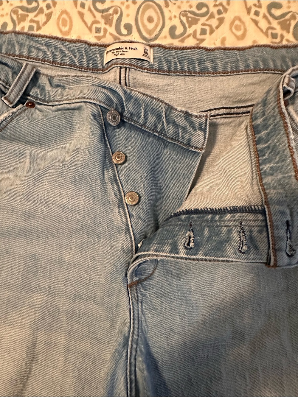 Abercrombie & Fitch high rise The Dad Short 35/20 - Picture 4 of 5